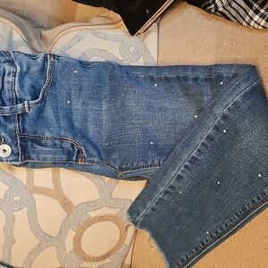 Blue Girl's Bling Jeans